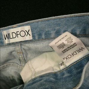 Wildfox size 28 boyfriend jeans